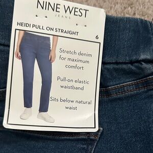 Nine West Dark Blue Stretch Denim Jeans